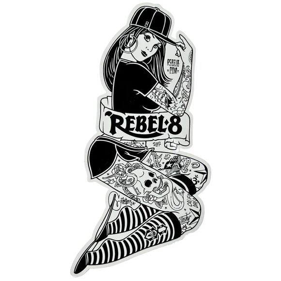 REBEL8 Mike Giant Sticker 11in 2007 Tattoo Graffiti Art - Picture 1 of 3